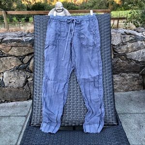 Sundance Blue Linen Trousers